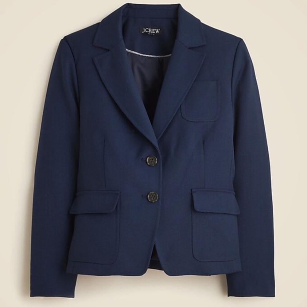 Jcrew Shrunken-fit blazer in wool blend, NWOT, size 12 (blazer only)